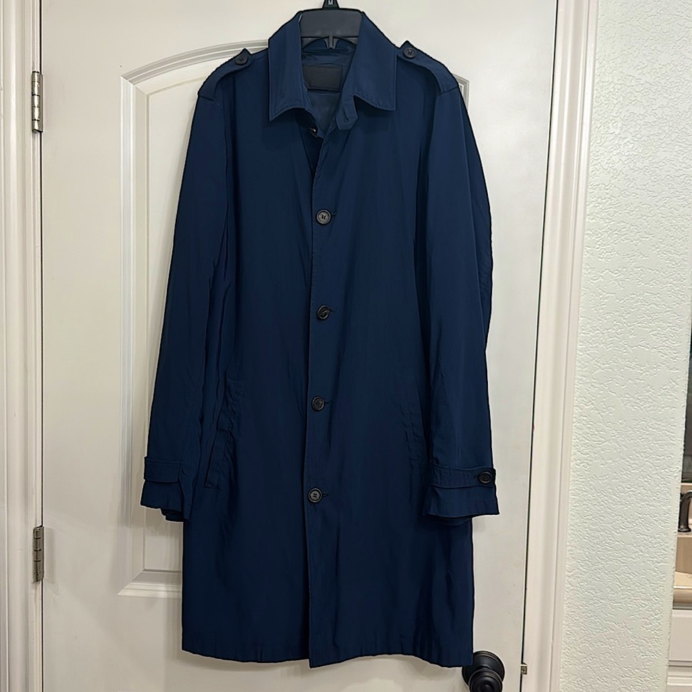Prada Navy Trench Coat